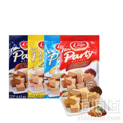 Elledi Brand 爱利地 意大利进口 威化饼干多口味125g*4袋28元包邮（需领券）