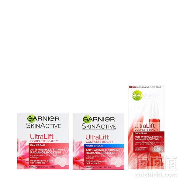 Garnier 卡尼尔 抗皱紧致护肤套装（日霜50ml+晚霜50ml+眼霜15ml） Prime会员凑单免费直邮含税到手新低164元