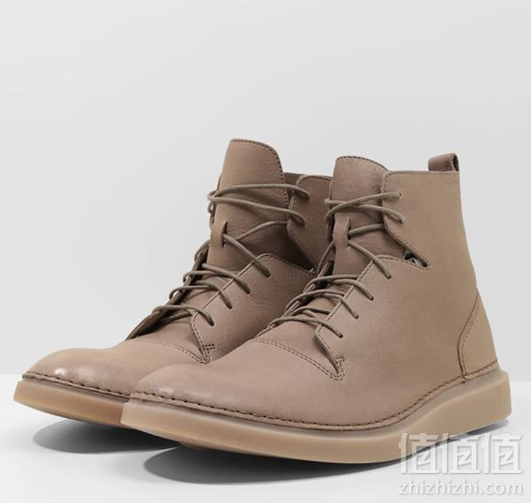 限40码，Clarks 其乐 Hale Rise 男士牛皮高帮休闲鞋 Prime会员免费直邮含税到手新低383元