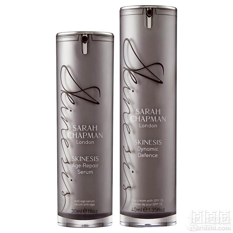 价值£101，SARAH CHAPMAN 保湿抗老套装（抗老精华30ml+抗老防晒保湿霜SPF15 40ml）£70.7免费直邮到手623元
