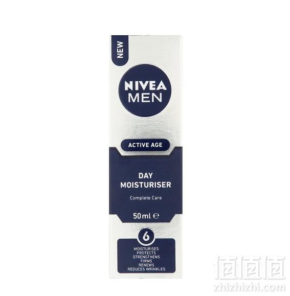 NIVEA 妮维雅 男士活肤保湿日霜 50ml Prime会员凑单免费直邮含税到手48.91元