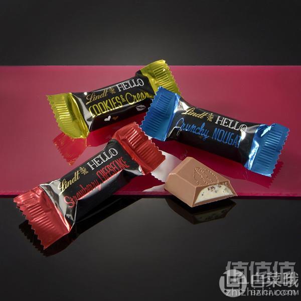 Lindt 瑞士莲 Hello系列 Mini迷你巧克力棒礼盒800g（含四种口味） Prime会员凑单免费直邮含税到手新低143.56元