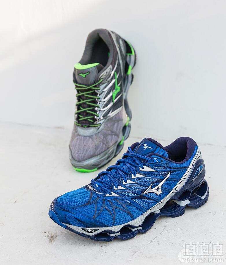降￥90，43码+ Mizuno 美津浓 Wave Prophecy 7 预言7 旗舰款男士避震跑鞋 多色新低499元包邮