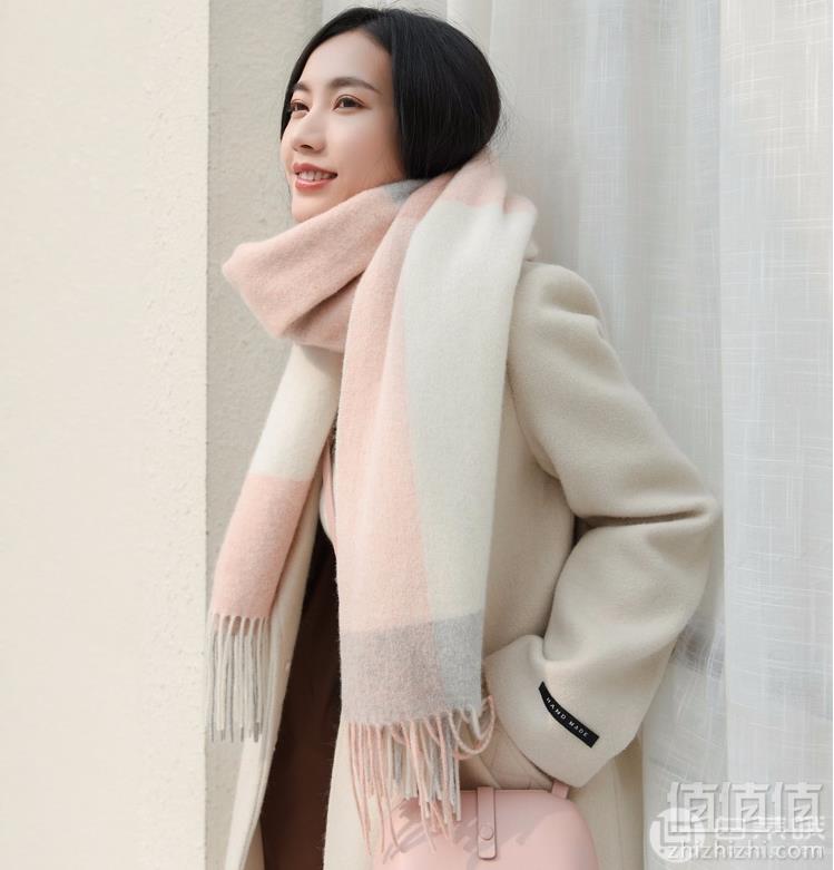 网易严选 雅致羊绒混纺围巾*2条 3色 ￥302包邮新低151元/条包邮（需领券）