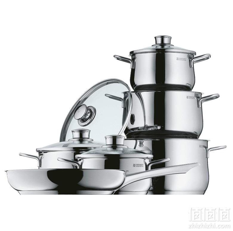 WMF 完美福 Diadem Plus 十件套不锈钢锅具 Prime会员免费直邮含税到手1197.03元