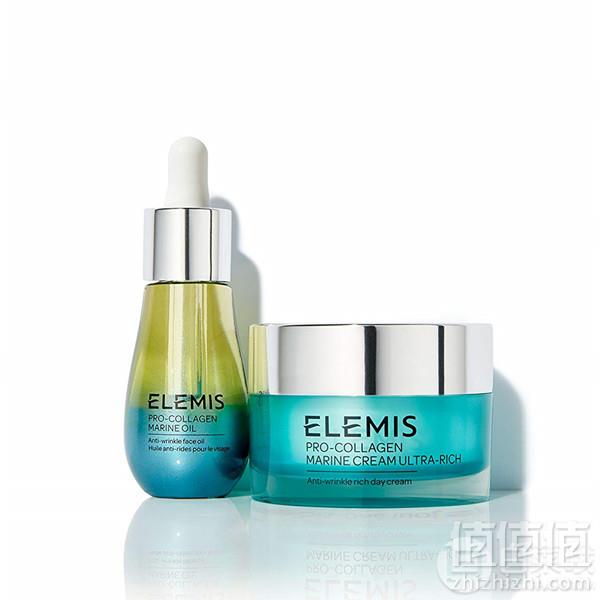 Elemis 艾丽美 2018年圣诞礼盒（海洋骨胶原加强版面霜30ml+骨胶原海洋精华油15ml）£44.63（需用码）直邮到手398元