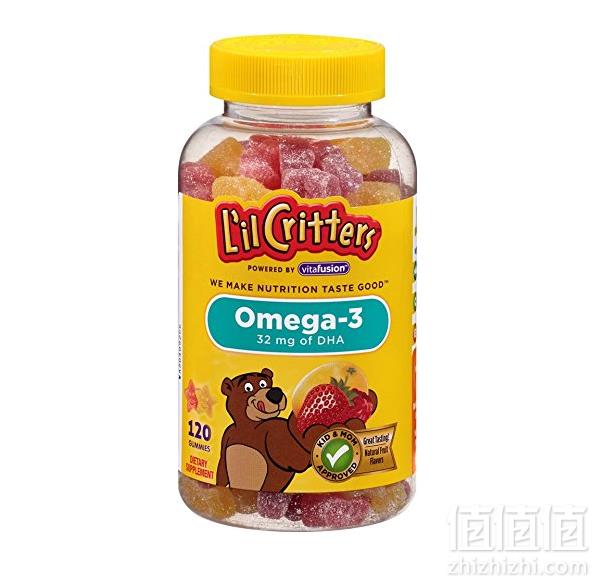 L'il Critters 丽贵 儿童OMEGA-3鱼油含DHA软糖 220粒139元包邮