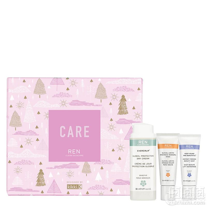 价值£56，REN 护肤三件套（面霜50ml+面膜15ml+精华10ml）£19.3（需用码）凑单直邮到手172元