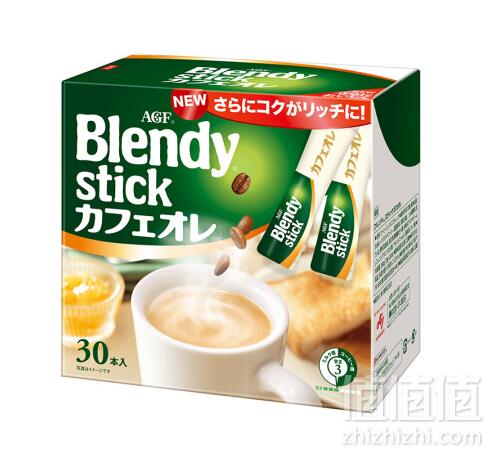 日本进口，AGF Blendy系列 三合一棒装牛奶咖啡12g*30支凑单低至14.96元/件（双重优惠）