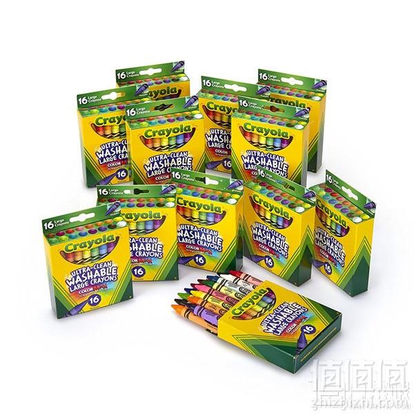 Crayola 绘儿乐 48色可水洗蜡笔 52-694859元