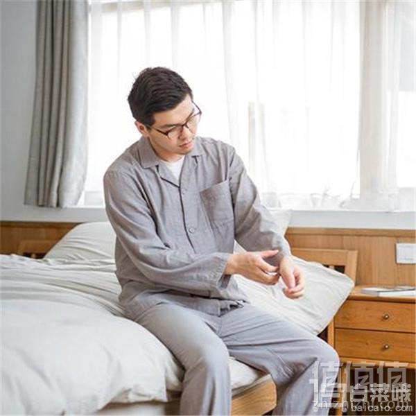 网易严选 男式双层纱家居服套装 2色113元包邮
