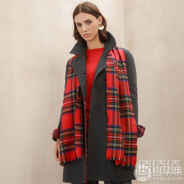镇店之宝，苏格兰百年奢侈羊绒品牌 Johnstons of Elgin 极细美利奴羊毛格纹围巾WD446299元包邮包税