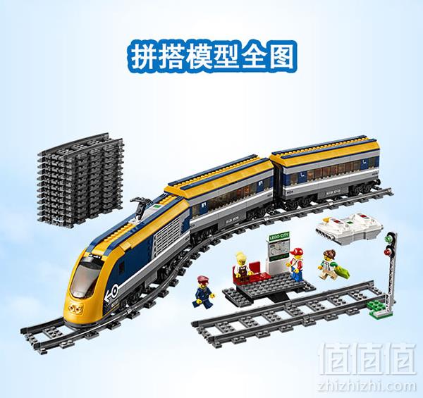 Lego 乐高 City城市系列 60197 客运火车 可蓝牙遥控新低767.2元包邮（1件8折）