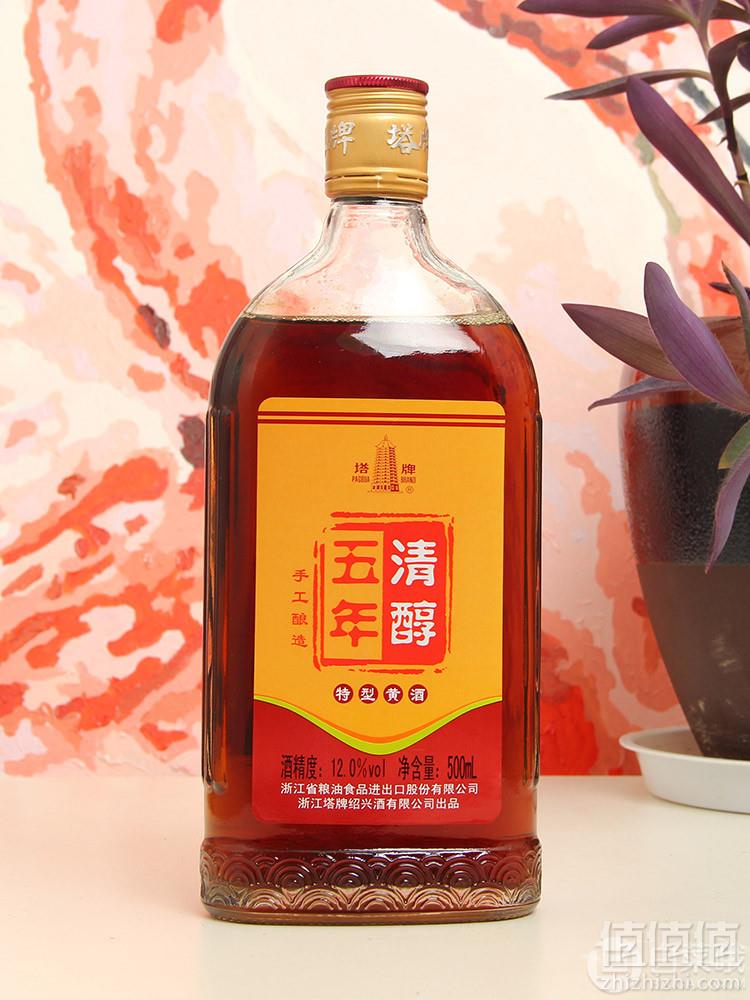 中华老字号，塔牌 五年清醇 花雕酒 500ml*6瓶84元包邮（需领券）