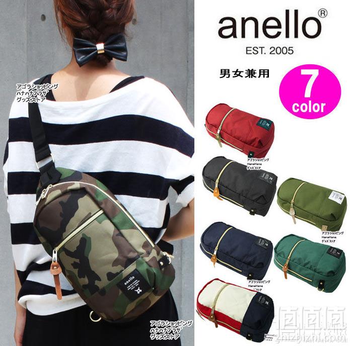 日本潮流街包，anello AT-B0194 中性款单肩斜背包  Prime会员凑单免费直邮到手172.17元
