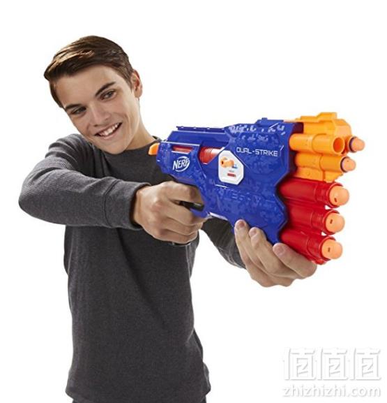 镇店之宝，Hasbro 孩之宝 Nerf 热火 Elite 精英系列 双重发射器 B4620*2件 148.5元包邮74.25元/件（2件75折）