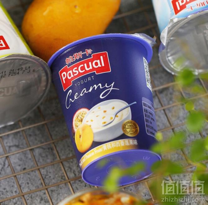 限Plus会员， pascual 帕斯卡 黄桃和西番莲果味全脂风味酸奶 125g*4杯凑单低至9.9元