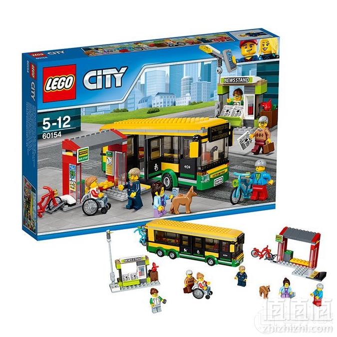 LEGO 乐高 60154 城市系列 公交车站269元包邮包税（需领券）
