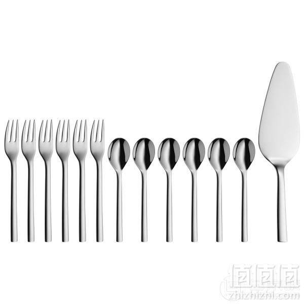 WMF 福腾宝 Nuova系列 6人份 水果/蛋糕不锈钢餐具13件套 Prime会员凑单免费直邮到手180.2元