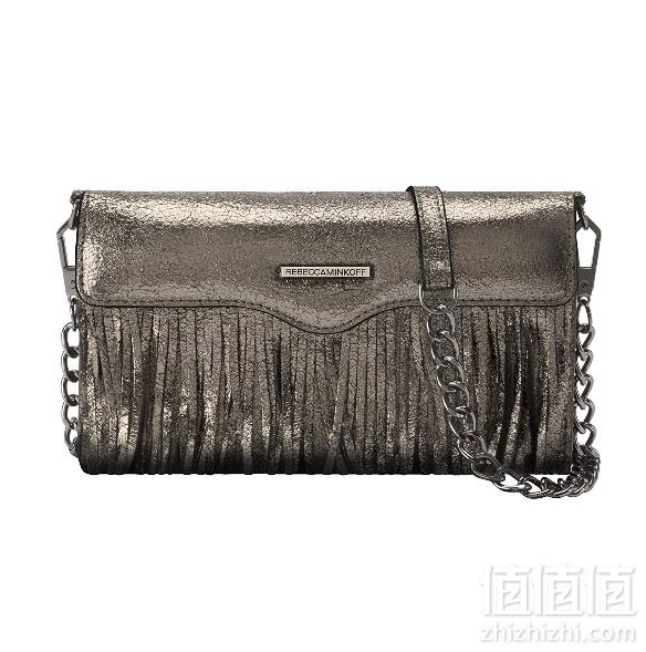 Rebecca Minkoff 瑞贝卡·明可弗 Fringe Phone 女士流苏斜挎包 Prime会员免费直邮含税到手245.92元