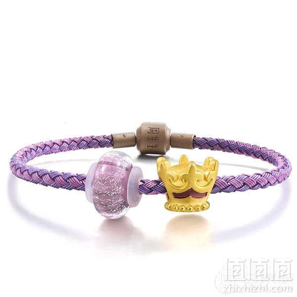 1524876494878706.jpg Chow Sang Sang 周生生 Charme串珠系列 Murano Glass 皇冠手链 89298B*2件 2234元包邮新低1117元/件包邮(双重优惠)
