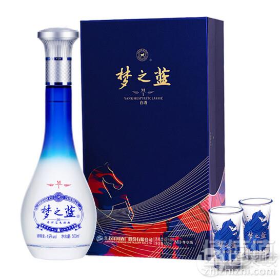 洋河 梦之蓝 M1浓香型白酒 45度 500ml 精装尊享版297元包邮