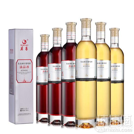 1549592430539560.jpg 莫高 MOGAO 滴晶冰葡萄酒 3红3白 500ml*6瓶299元包邮 可3件7折