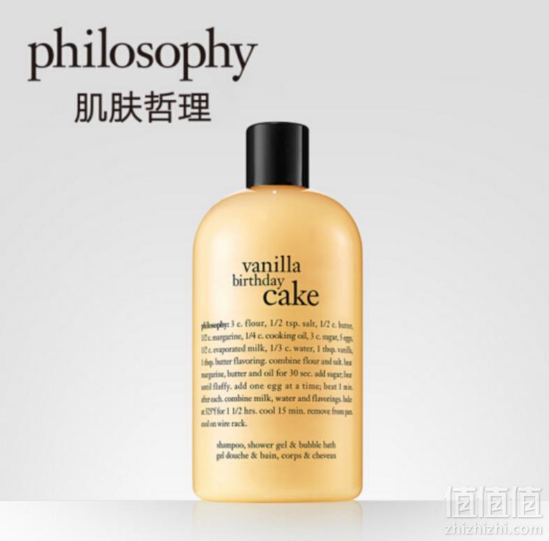 Philisophy 自然哲理 泡泡洗发沐浴露 香草香型 480ml *4件 376元包邮94元/件（多重优惠）