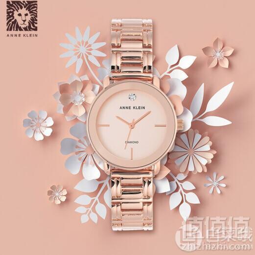 卢靖姗同款，ANNE KLEIN 安妮 克莱因 AK-2496RGRG 女士 时装腕表299元包邮