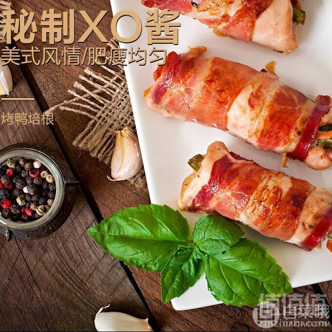 绝世 XO酱风味 鸭胸培根肉片1kg49.8元包邮（需领券）