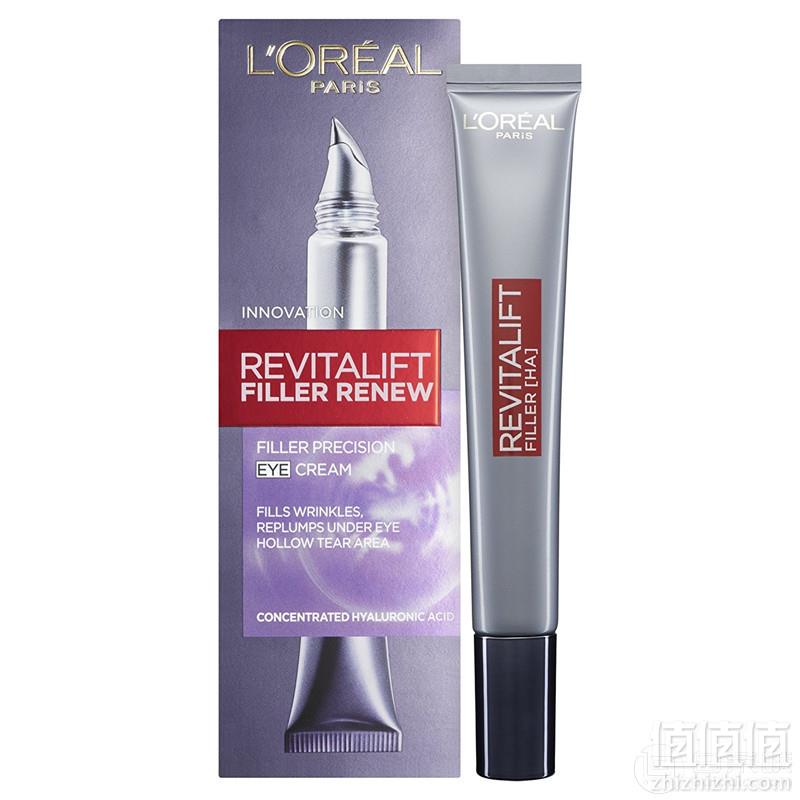 L'Oreal Paris 欧莱雅 活力紧致 透明酸质充盈导入眼霜15ml Prime会员凑单免费直邮含税到手112.19元