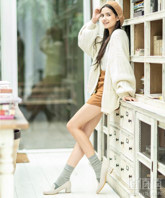 1549875112399048.png CARAMELLA 女式秋冬中筒羊毛日系潮堆堆袜4双29.9元包邮(双重优惠)拍4件