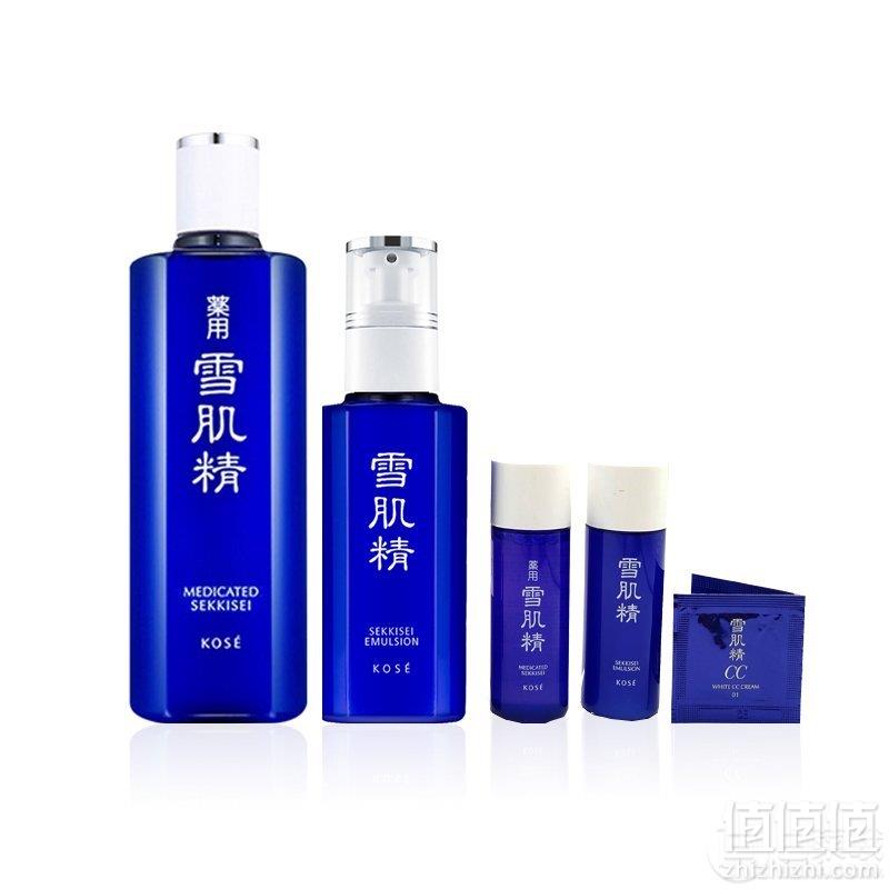 1549974163223967.jpg 雪肌精 花漾美颜套装(化妆水360ml+乳液140ml+旅行装4件套)419元包邮包税(需领券)
