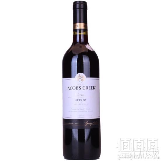 Jacob’s Creek 杰卡斯 经典系列 梅洛干红葡萄酒 750ml凑单57.3元