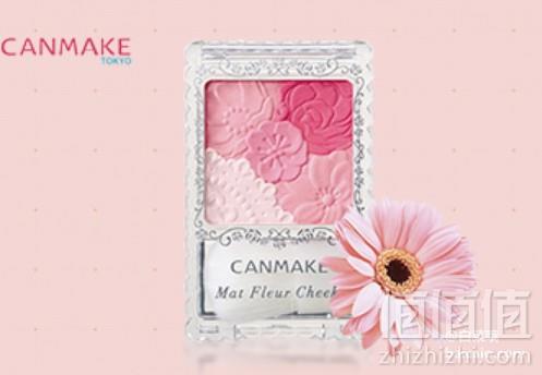 CANMAKE 井田 花瓣雕刻五色带刷腮红胭脂 6g ￥52包邮（￥58-6）