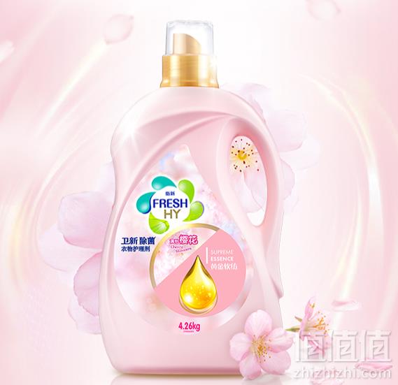 威露士 卫新 去静电护理剂柔顺剂 清怡樱花 4.26kg*2件 51.8元25.9元/件（2件5折）