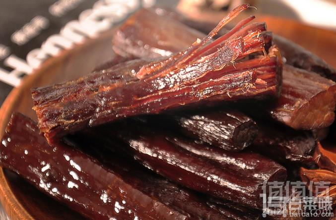 草原犇牛 内蒙古风干牛肉干250g 多口味 送50g牛板筋￥34.8包邮（双重优惠）