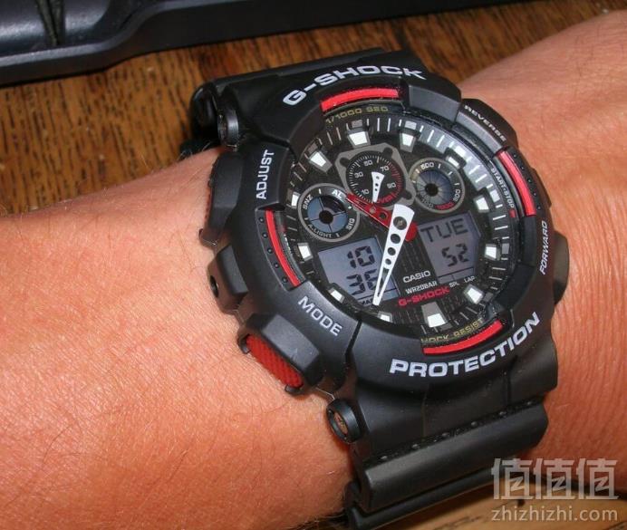限Prime会员，CASIO 卡西欧 G-SHOCK系列 GA-100-1A4 男士多功能双显运动手表429.1元包邮包税（双重优惠）