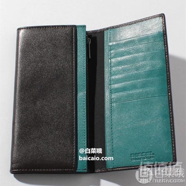 Diesel 迪赛 Fresh Starter 24 A Day 男士真皮长款钱包 Prime会员免费直邮含税到手新低284元