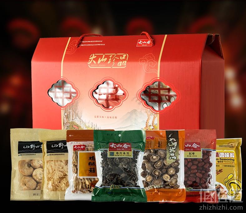 大山合 菌菇香菇干货珍品礼盒880g史低88元包邮（需领券）