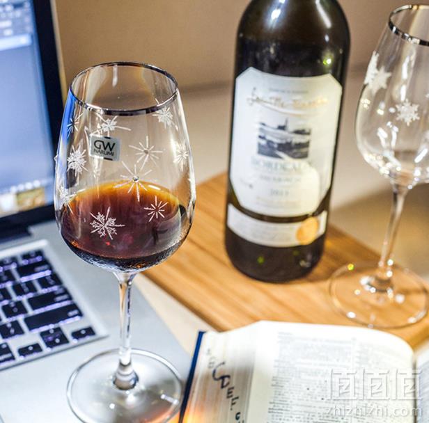 Narumi 鸣海 雪花&星星 红酒高脚玻璃对杯 2只装 Prime会员直邮含税到手278.73元