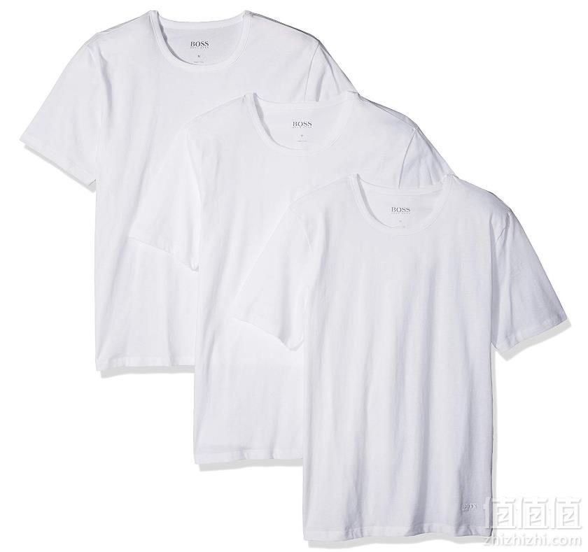 HUGO BOSS 男士纯棉圆领T恤3件装  Prime会员凑单免费直邮到手199元