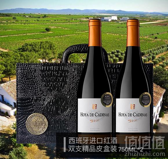VICENTE GANDIA 文森特·甘迪亚 陈酿西拉干红 礼盒装 750ml*2瓶*2件 +凑单品 141元包邮26.85元/瓶（双重优惠）