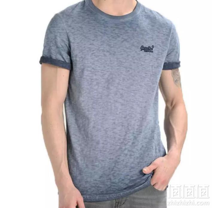 降￥20，Superdry 极度干燥 Orange Label系列 男士圆领渐变色短袖T恤 M10006TQ新低99元包邮