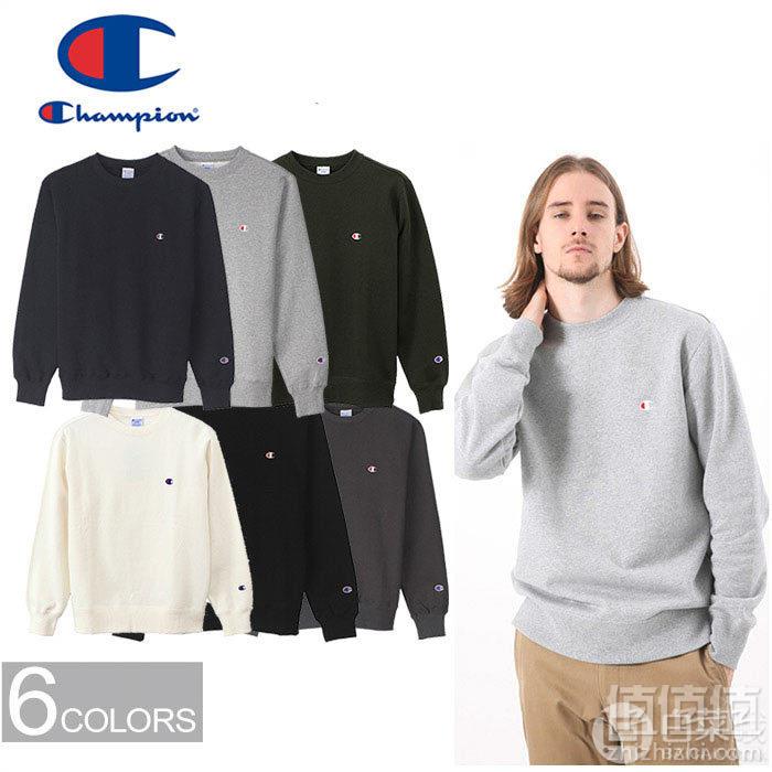 日版Basic线，Champion 冠军牌 C3-C024 男士纯棉卫衣 S码 Prime会员凑单免费直邮含税到手新低166元