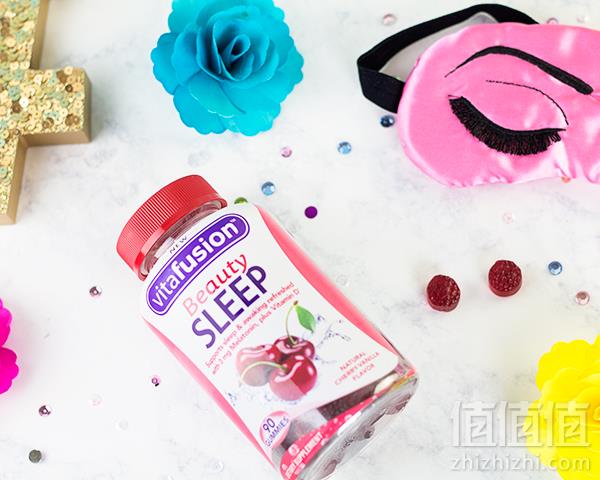 Vitafusion 美容助眠软糖 90粒 樱桃香草味*3瓶 176.4元包邮包税58.8元/件（3件6折）