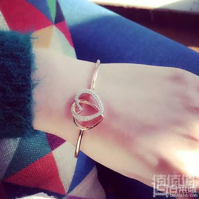 SWAROVSKI 施华洛世奇 5194838 DearSmall 心心相印双心手链348.28元/件（凑单满减）