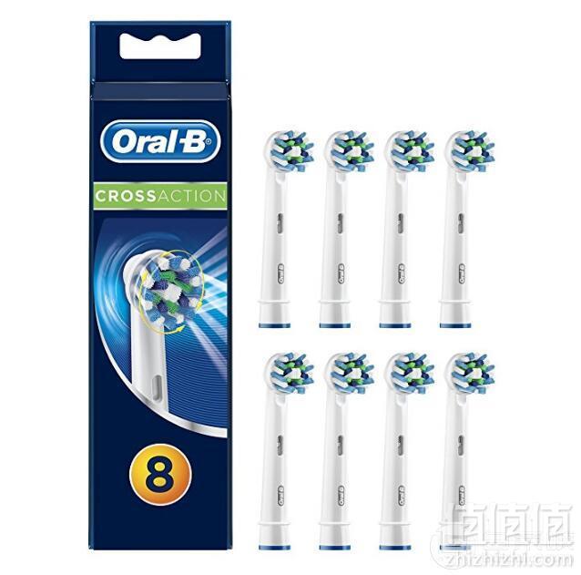 镇店之宝，Oral-B 欧乐B EB50 多角度清洁型刷头*8支 Prime会员凑单免费直邮含税到手166元