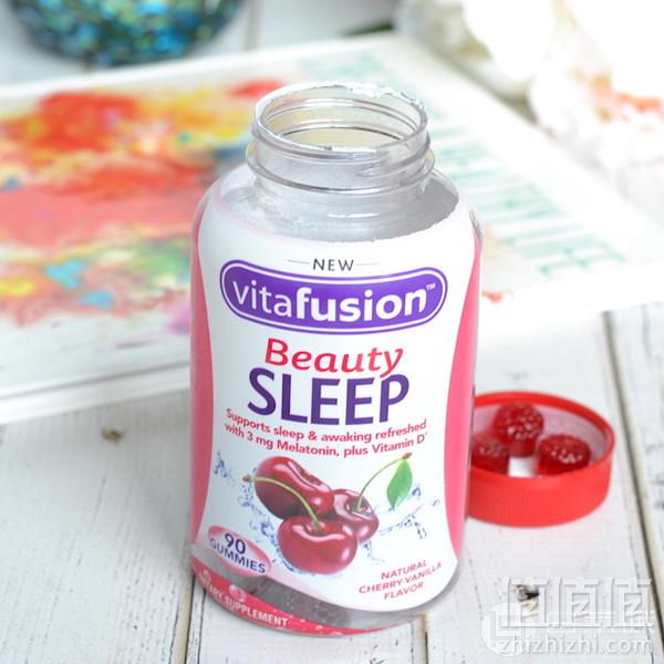 Vitafusion 美容助眠软糖 90粒 樱桃香草味*3瓶 176.4元包邮包税58.8元/件（3件6折）