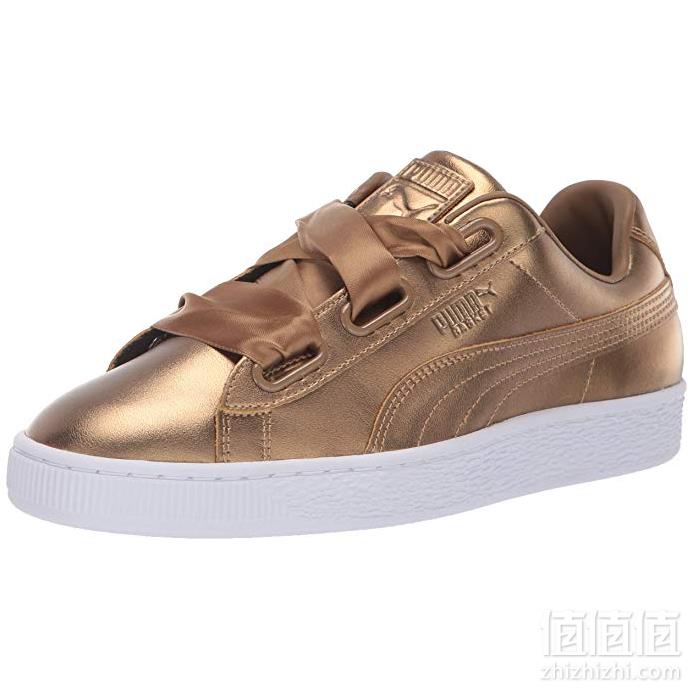 限US6码，PUMA 彪马 Basket Heart Patent 蝴蝶结板鞋 Prime会员免费直邮到手221.1元